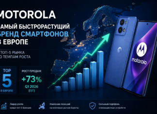 Motorola стала самым быстрорастущим брендом смартфонов в Европе