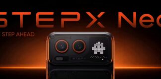 STEPX Neo: первый AI-агент телефон с собственной ОС, экраном на спине и агентом Amoo