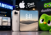 Samsung и Duolingo устроили разбор полётов iPhone Duo: «назвали телефон в мою честь и согнули»