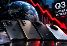 Худший третий квартал за 14 лет: поставки смартфонов упали на 20%, а Apple впервые перевалила за 22% доли